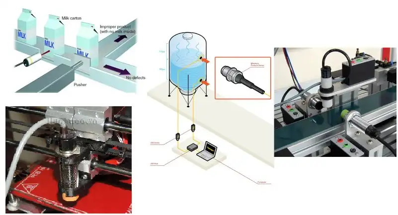 Ứng dụng của Cảm biến tiệm cận