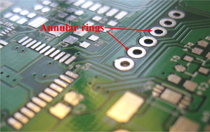 mạch in PCB, PCB, annular ring