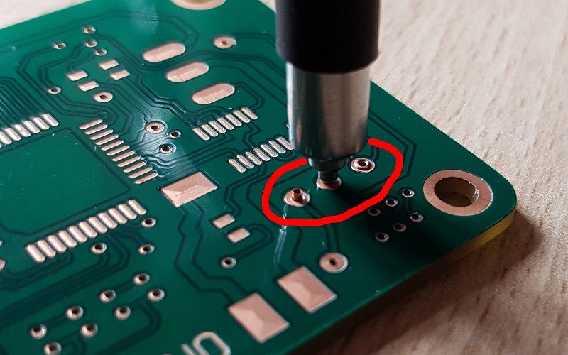 via, mạch in PCB, thiết kế PCB