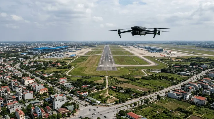 drone, quản lý vùng bay